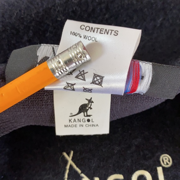Navy Kangol 504 Woolf Cap - Picture 8 of 8